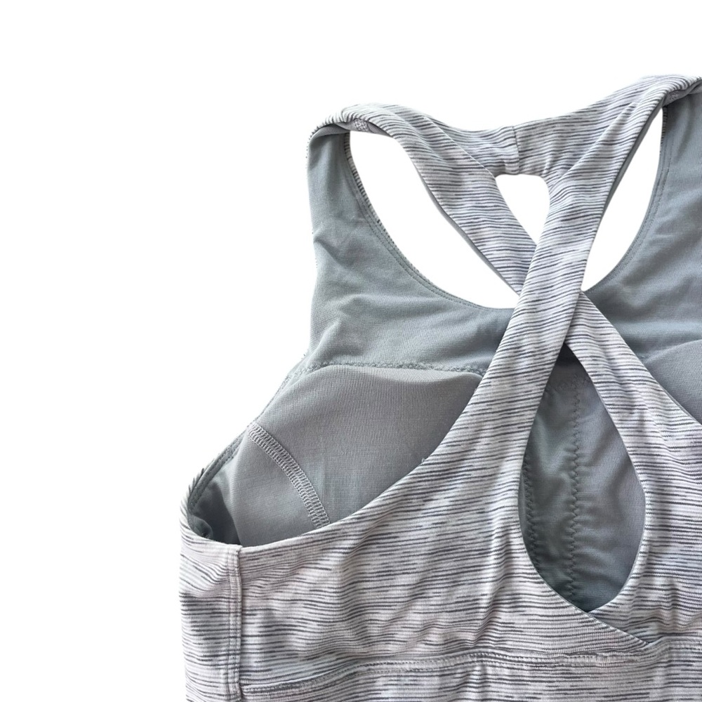 Lululemon Women’s 6 Wee Are From Space Nimbus Battleship Sweat Reps 2 in 1 Tank - Picture 8 of 14